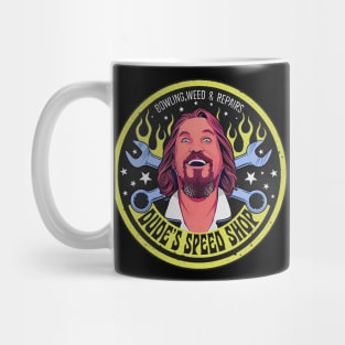 Dude's Speed Shop (Colour) Mug